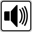 Lautsprecher Lautstärke laut Schild Zeichen Symbol