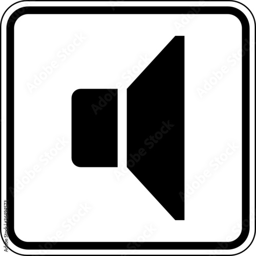 Fototapete Lautsprecher Lautst rke Leise Schild Zeichen Symbol