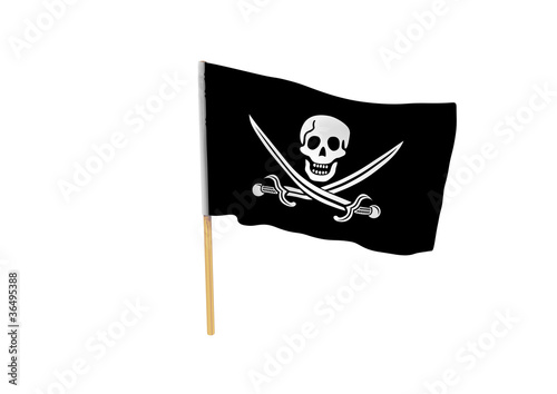Illustration: piratenflagge_07 piratenflagge_07
