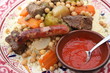 Coucous Royal - Merguez Viande Harissa