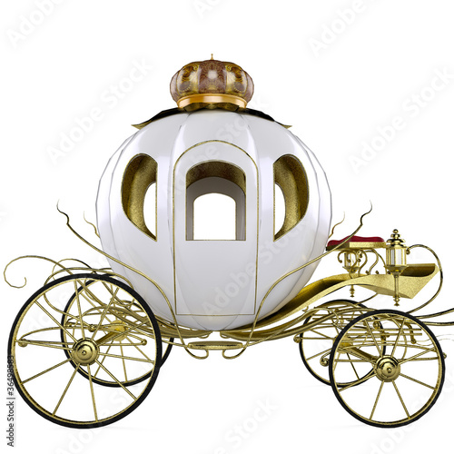 Illustration: fairy tale carriage fairy tale carriage