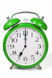 Foto: Wecker 7 Uhr / Seven a clock - grün / green Wecker 7 Uhr / Seven a clock - grün / green