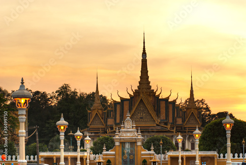 Photo: Grand palace, Cambodia. Grand palace, Cambodia.