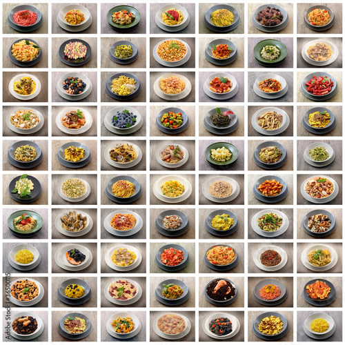 Photo: pasta collage pasta collage