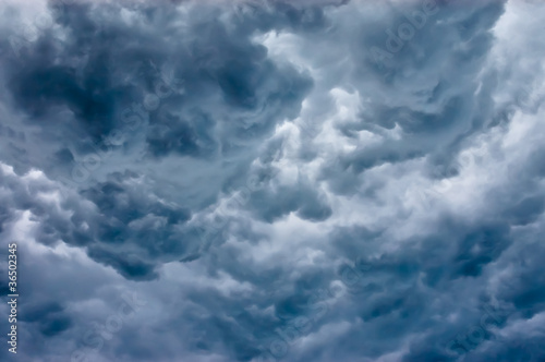 Photo: Dark thunderstorm clouds Dark thunderstorm clouds
