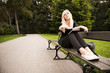 Sitting woman