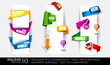 Photo en ligne au meilleur prix Paper and origami style tags collection
