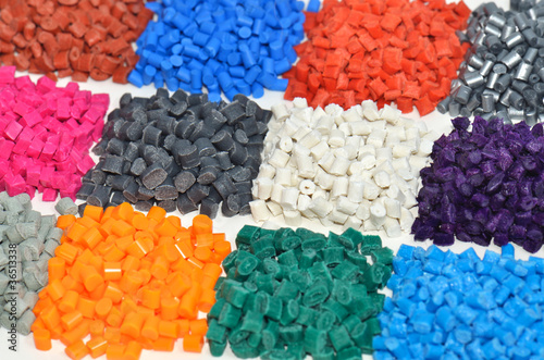 Photo: farbiges Polymer farbiges Polymer