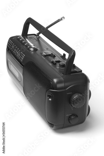 Photo: Radio cassette recorder player Radio cassette recorder player