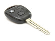 Car key, object isolated on white background . Car key, object isolated on white background .
