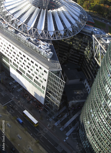 Foto: aerial view near Potsdam Square aerial view near Potsdam Square