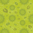 Fond Motif Mandalas / Fleurs et Feuilles - Seamless
