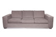 Gray couch sofa on white  background