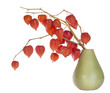 Red hearts on branches Red hearts on branches