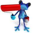 Blue frog