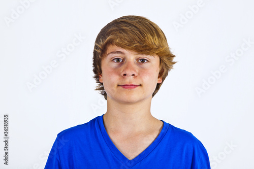 Photo: smiling cute boy in the studio smiling cute boy in the studio