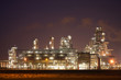 Refinery at night