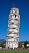 Pisa tower on blue sky