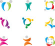 Menschen, Logos, Zeichen, Symbole, Design, Elements Menschen, Logos, Zeichen, Symbole, Design, Elements