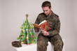 Soldat fern der Heimat