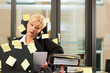 Stress im Büro - Multi tasking