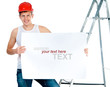 portrait of a builder