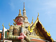 The Red Giant at The Grand Palace , Thailand The Red Giant at The Grand Palace , Thailand