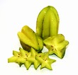 Sternfrucht aufgeschnitten