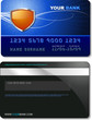 Credit Card Template detailed vector