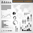 Vector Black and white set of Infographic elements Vector Black and white set of Infographic elements