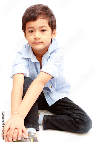 Photo: Smiling face Asian boy Smiling face Asian boy