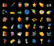 Icons for entertainment