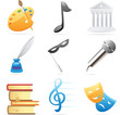 Icons for arts Icons for arts