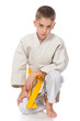 Photo: Serious boy in kimono Serious boy in kimono
