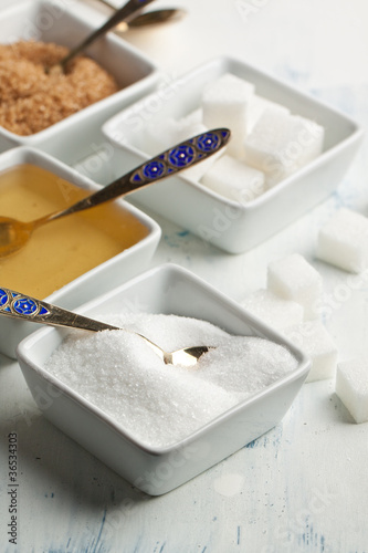 Photo: Various of sugarand honey Various of sugarand honey