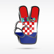 Croatia Finger Victory Croatia Finger Victory