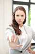 woman making stop gesture woman making stop gesture