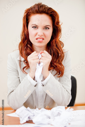 Photo: Disturbed woman Disturbed woman