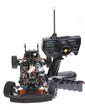 rc radio control car without body shell
