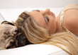 Frau mit Mops