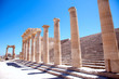 Ruins of ancient temple. Lindos. Rhodes island. Greece Ruins of ancient temple. Lindos. Rhodes island. Greece