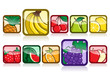 Fruit icon set