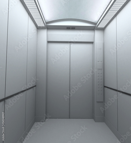 Illustration: ascensore rendering 3d interno ascensore rendering 3d interno