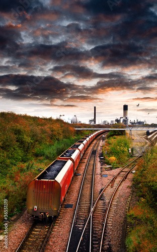 Photo: coal train coal train