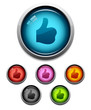 Thumbs-up button icon