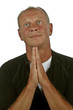 Praying religious man