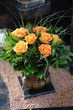 Blumenstrauß auf Grab