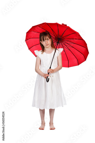 Photo: Red umbrella Red umbrella