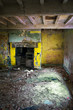 inside derelict house
