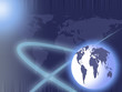 abstract background of the planet and maps